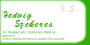 hedvig szekeres business card